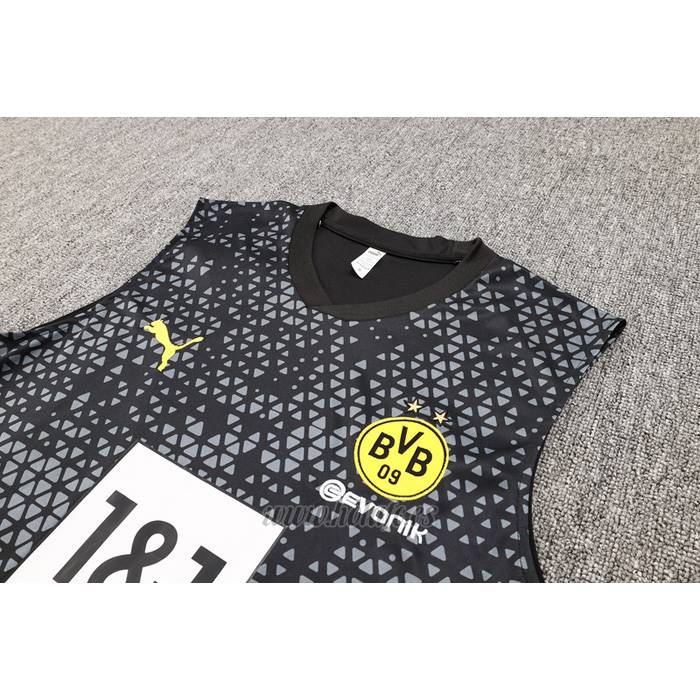 Camiseta de Entrenamiento Borussia Dortmund Sin Mangas 2024-2025 Negro